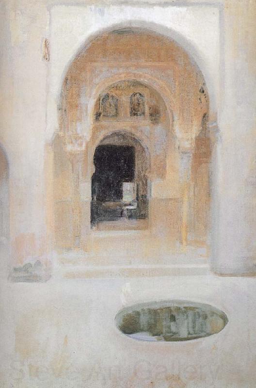 Joaquin Sorolla Sevilla Palace Norge oil painting art